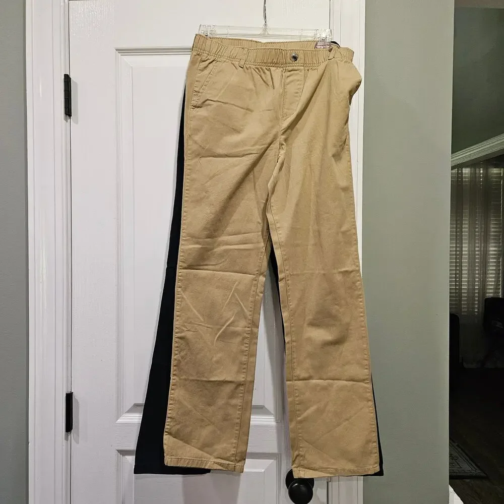 4 Pairs Children's Place Boy's Sz 14 Pull On Relaxed‎ Straight Leg Chino Pants